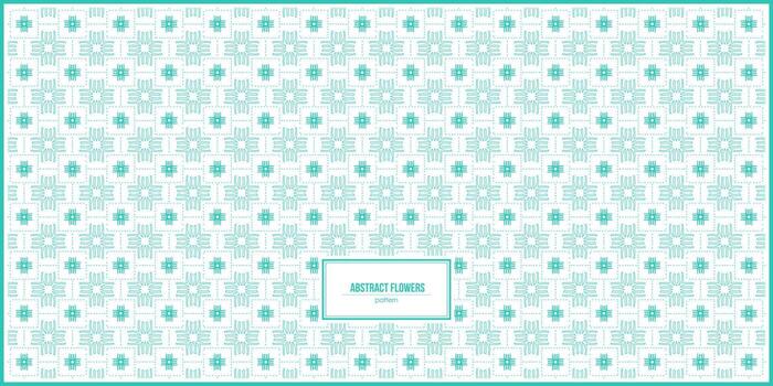 abstract pattern of colorful flowers and dots vector