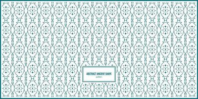 abstract ancient shape pattern design vector
