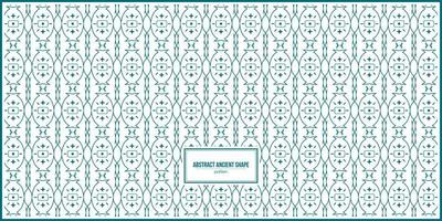 abstract ancient shape pattern design vector