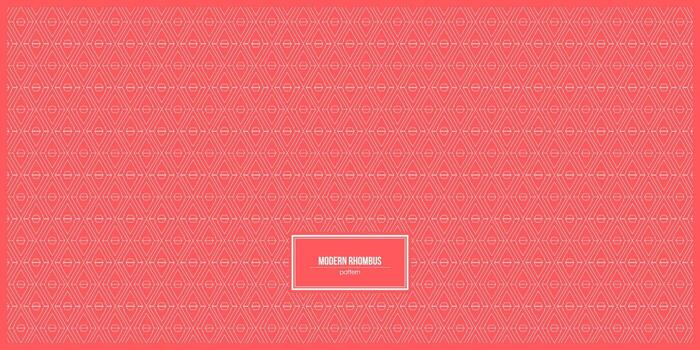 patrón de rombo elegante y moderno con fondo rojo vector