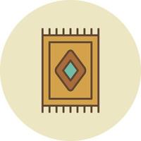 Carpet Filled Retro vector