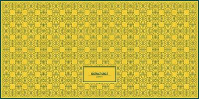 circle coin pattern with yellow background vector