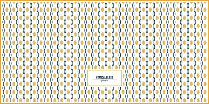 patrón de elipse vertical con diseño colorido vector