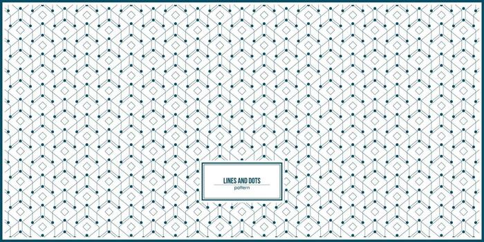 abstract pattern of multiple lines and dots vector