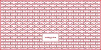 abstract pattern of red zig-zag line vector