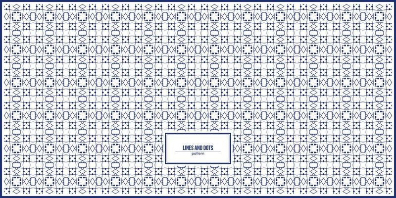 doodle art pattern of multiple lines and dots