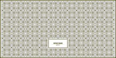 vintage pattern of multiple square windows vector