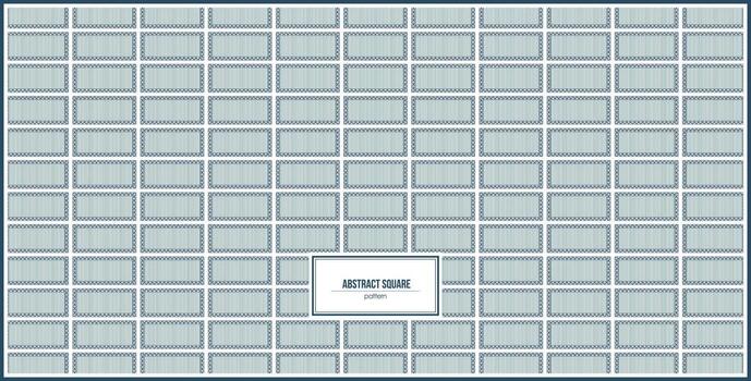 multiple square pattern with thin line inside vector