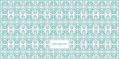 random triangle shape pattern with light green color vector