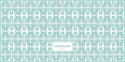 random triangle shape pattern with light green color vector