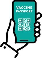 Health Passport Mobile vector