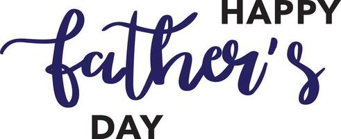 Happy Father's Day Lettering vector