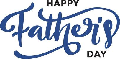 Happy Father's Day Lettering vector