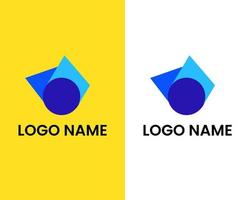 letter w and v modern logo design template vector