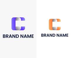 letter c modern logo design template vector