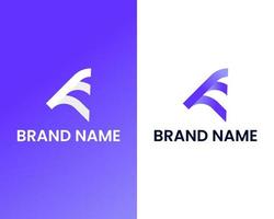 letter e modern logo design template vector