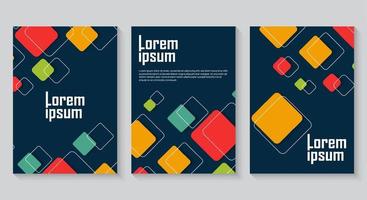 Colorful  covers design. Minimal geometric pattern gradients. Eps10 vector. vector