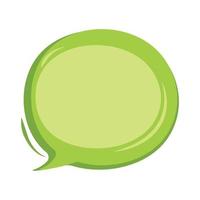 Hand Drawing Speech Bubble Talk for Messages in Cute Vector Image