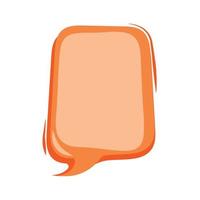 Hand Drawing Speech Bubble Talk for Messages in Cute Vector Image