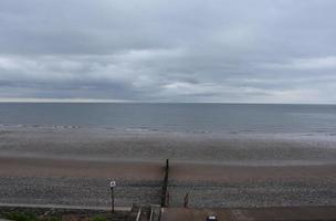 Irish Sea Lapping the Sand Beach in St Bees photo