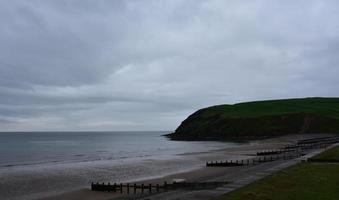 Gray Storm Clouds Over the Beach at St Bees photo