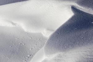 Deep snow drifts photo