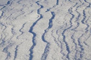 Snow surface, close up photo