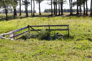 a wooden fence photo