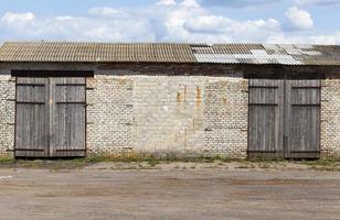 old brick warehouse photo