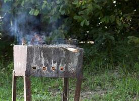 old metal brazier photo