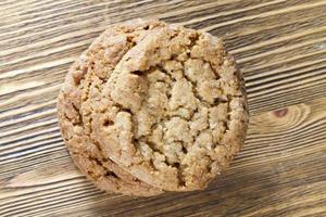 heap of round whole wheat cookies photo