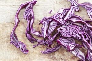 sliced purple cabbage photo