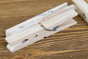 wooden clothes pegs photo