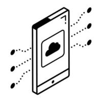 An isometric vector of mobile cloud