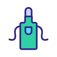 Cloak welding icon vector. Isolated contour symbol illustration vector