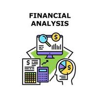 Financial Analysis Vector Concept Illustration