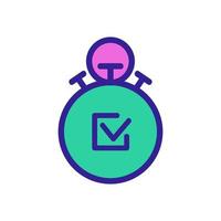the quiz question answer to the icon vector. Isolated contour symbol illustration vector