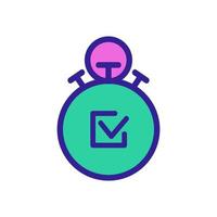 the quiz question answer to the icon vector. Isolated contour symbol illustration vector