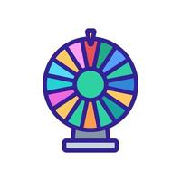 bingo lottery icon vector outline illustration