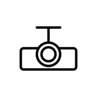 Projector icon vector. Isolated contour symbol illustration vector