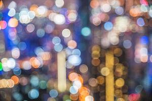 Abstract colorful circular bokeh background. photo