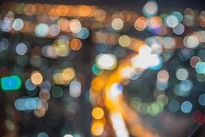 Abstract colorful circular bokeh background. photo