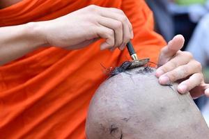 Hair shave young men. photo