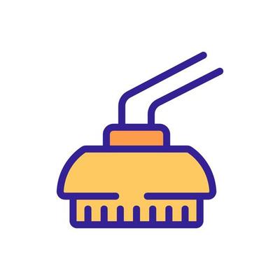 pressure washer brush icon vector outline illustration