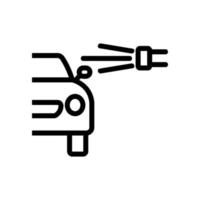 car pressure washer appliance icon vector outline illustration