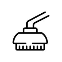 pressure washer brush icon vector outline illustration