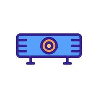 presentation projector icon vector. Isolated contour symbol illustration vector