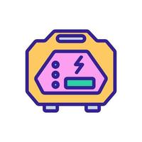 digital generators with high quality electricity icon vector outline illustration