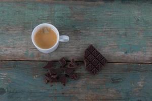 chocolate y cafe foto