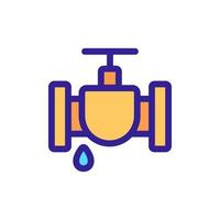 tap vent icon vector. Isolated contour symbol illustration vector